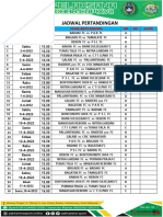 Jadwal Pertandingan Baru