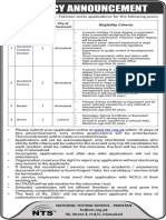 Advertisement For NTS Website PDF