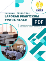 Panduan Penulisan Laporan Praktikum Fisika Dasar