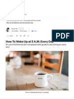 How To Wake Up at 5 A.M. Every Day - by Bryan Ye - Better Humans