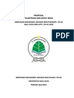 Proposal Pelantikan HMJ