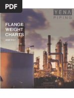 Flange Weight Charts Asme B16.5