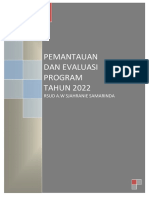 PEMANTIAUAN DAN EVALUASI PROGRAM 2022