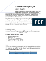 Pembuatan 16 Rumus Tenses