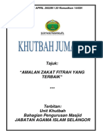 22.04.2022 (Rumi) Amalan Zakat Fitrah Yang Terbaik