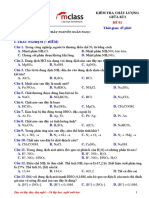 Thầy Nguyễn Xuân Ngọc - Bộ 10 đề thi thử giữa kì I (đề) PDF