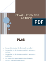 L'Évaluation Des Actions