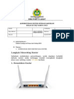 DHCP SERVER PADA ROUTER