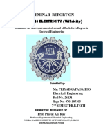 A Seminar Report On Wireless Electricity