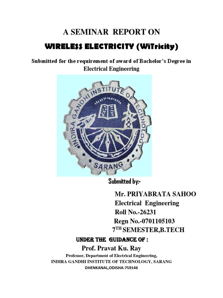 exploring-wireless-electricity-a-seminar-report-on-the-history
