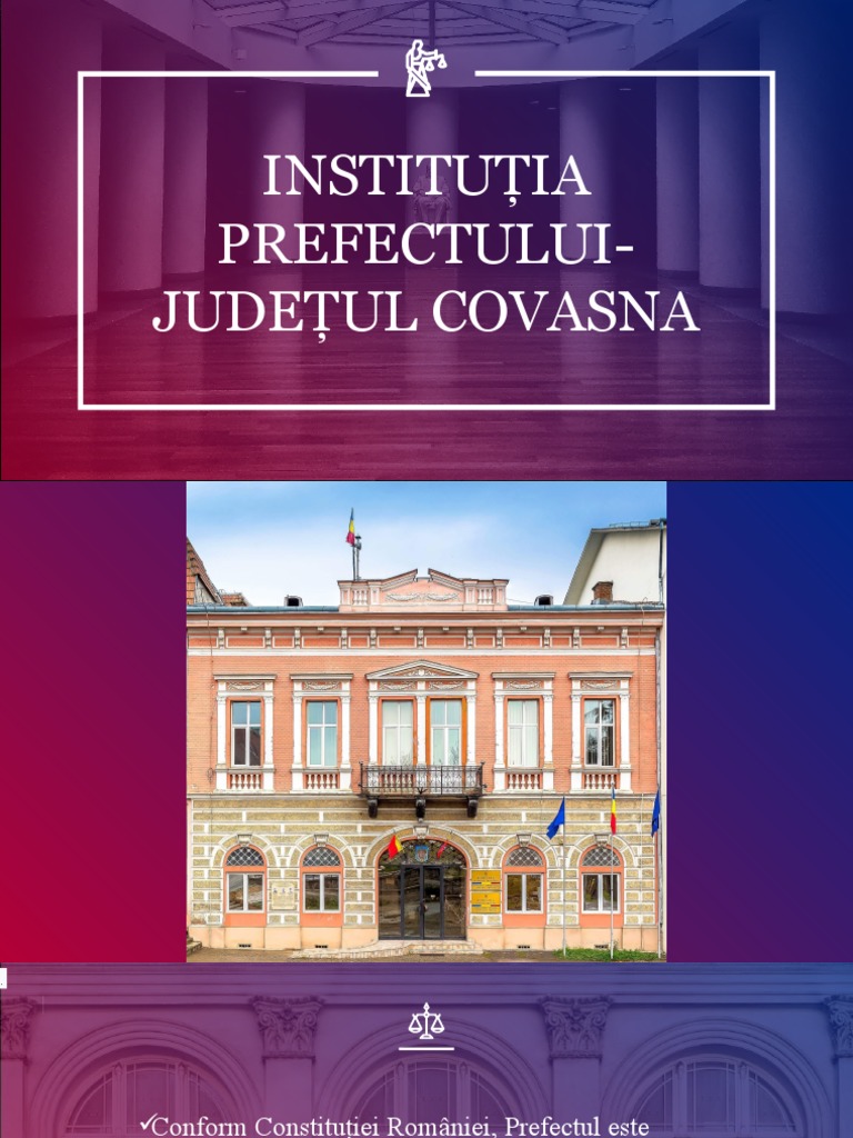Instituția Prefectului | PDF