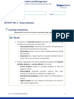 ACTIVITY NO. 2 Dream Business PDF