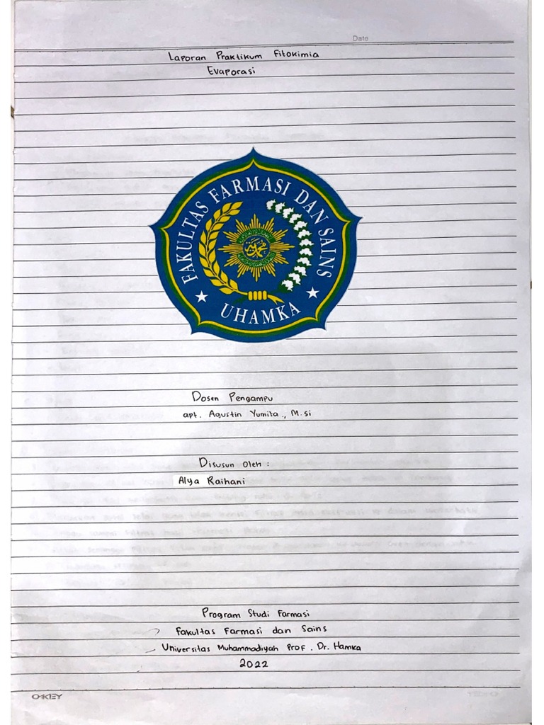 Laporan Evaporasi | PDF