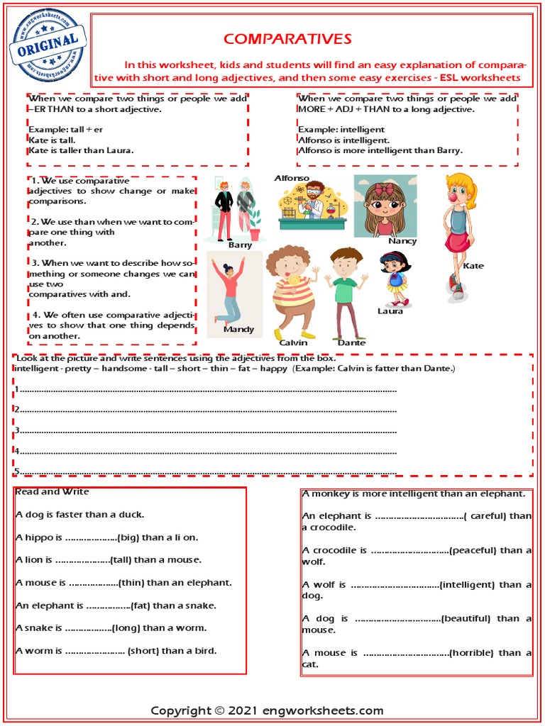 A7z9rFpEAI Comparatives ESL Printable Gap Fill Exercises Quiz For Kids ...