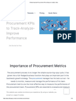 15 Most Important Procurement KPIs To Measure in 2022 - Cflow PDF