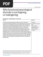 Functional Neurological Disorder | PDF | Psychotherapy | Cognitive ...