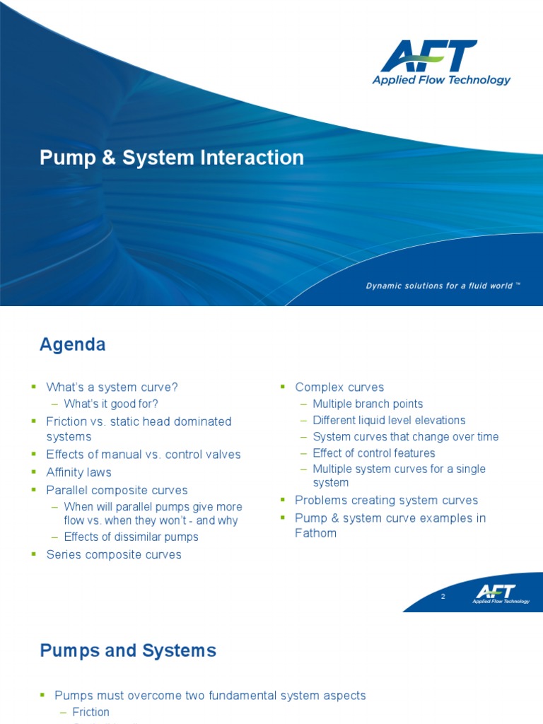 Pump & System Curve Interaction PDF Pump Valve