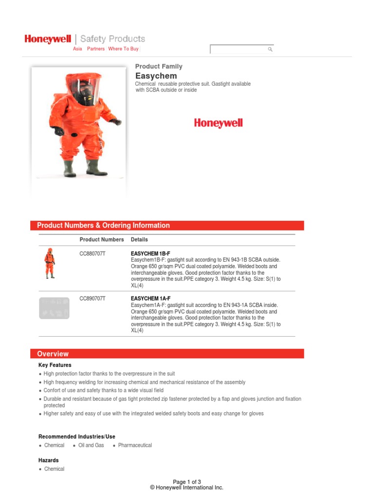 Easychem | PDF | Personal Protective Equipment | Manufactured Goods
