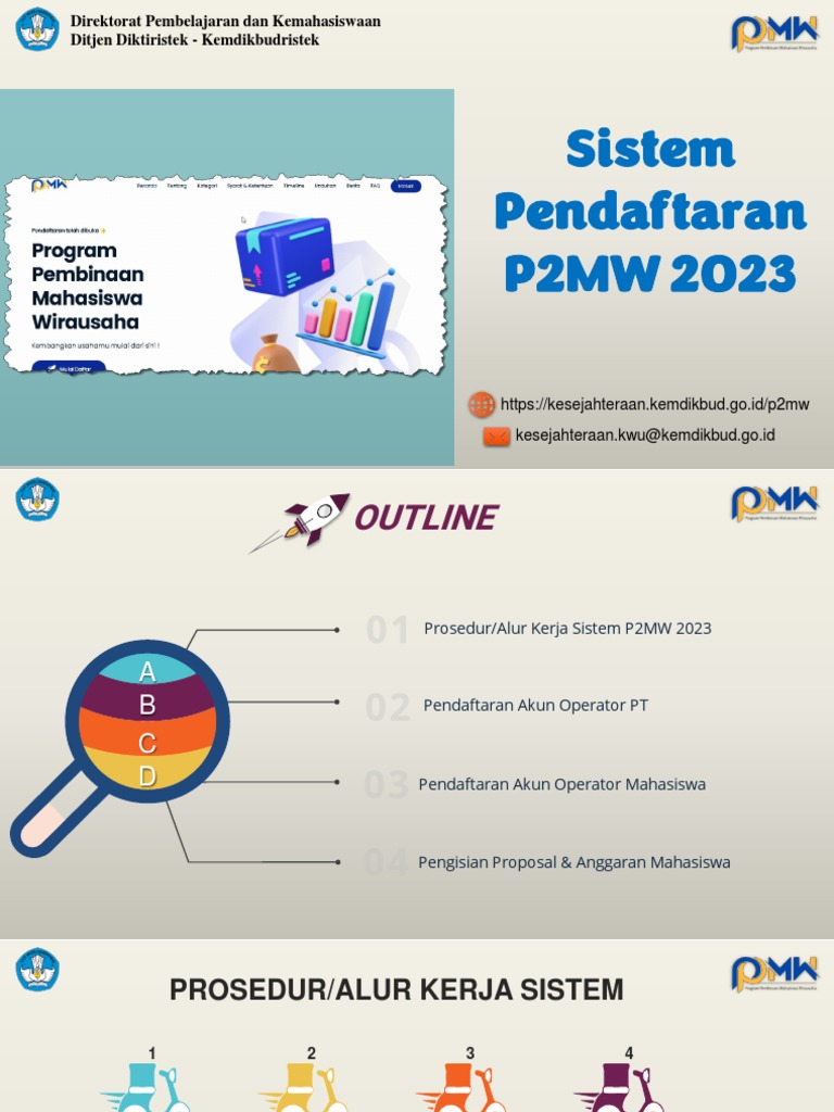 Panduan Login Akun P2MW 2023 | PDF