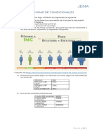 Actividad de Condicionales: Página