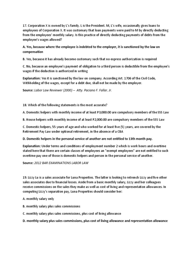 Social Security Questions PDF Cost Of Living Employment