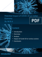 Covid 19 Impact On Indian Economy