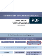 Les Conditions Et Défauts Mucogingivaux PDF
