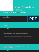 Pert 1-2 Konsep Dasar Ilmu Pengetahuan Dan Keperawatan