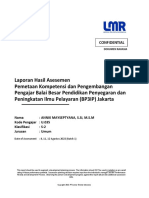 Laporan Asesemen Psikologi Pengajar BP3IP - ANNIK MAYSEPTYANA, S.Si, M.S. - PT LMR - 29092022 PDF