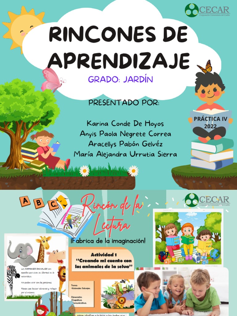 Rincones de Aprendizaje en Jardín | PDF