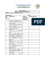 QMS Internal Audit Checklist-Qms Requirement