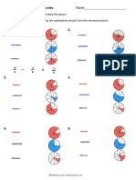 Subtract Fractions Worksheets PDF