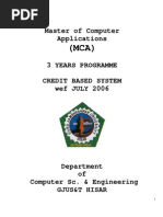 Master of Computer Applications