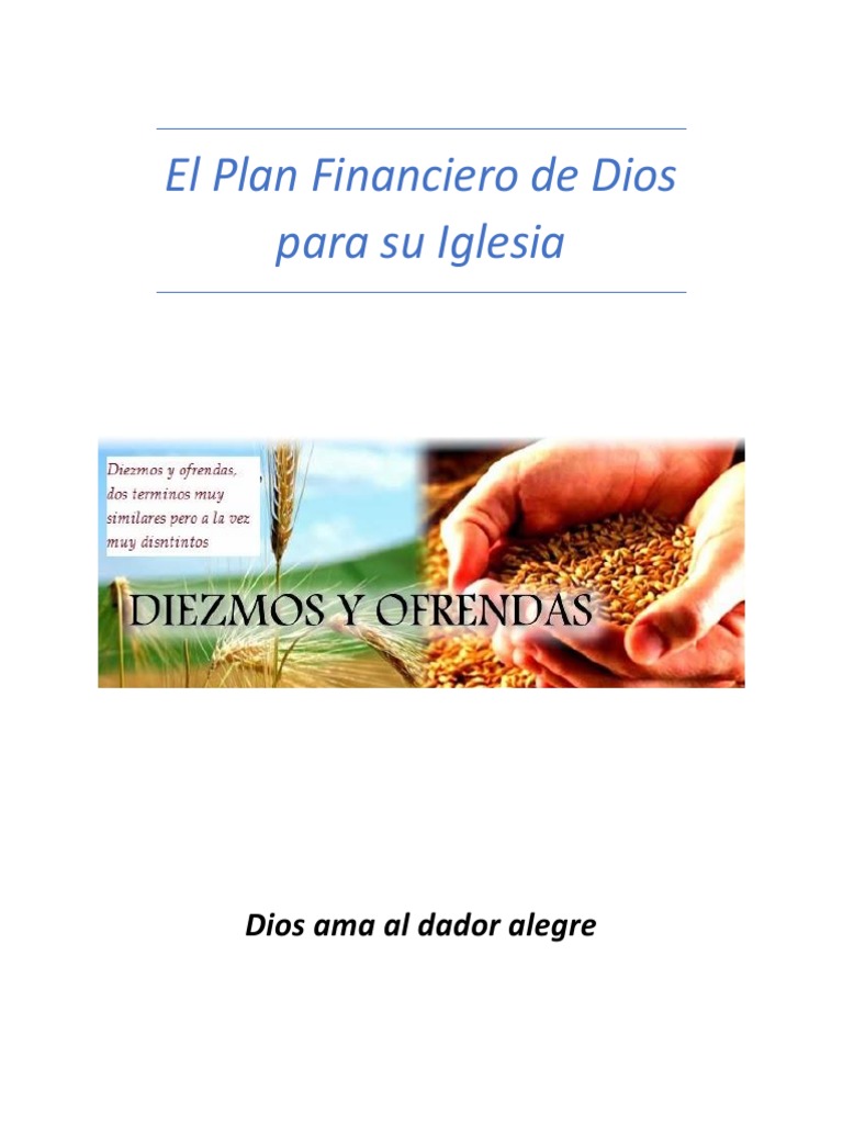 El Diezmo y Las Ofrendas | PDF | Diezmo | Jesús