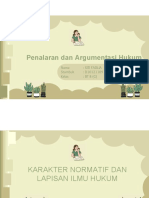 Penalaran Dan Argumentasi Hukum