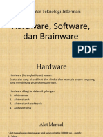 Software, Hardware Dan Brainware