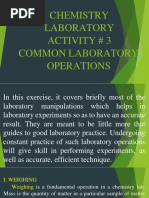 Common Laboratory Operations PDF