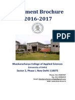 Placement Brochure 2016 2017 PDF