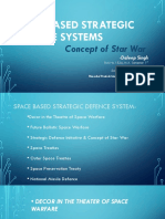 Space Based Strategic Defence Systems: Concept of Star War