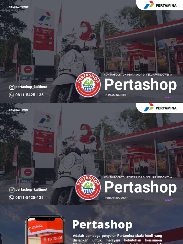 Contoh Desain Pertashop Pertamina | PDF