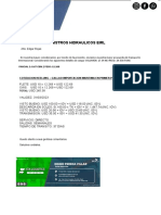 Cotizacion Carga Consolidada Parcial 2 Aceros y Suministros Hidraulicos Eirl