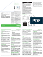 TC900 Series Digital Fan Coil Thermostat Installation Sheet PDF