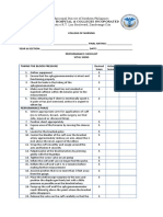 BP Taking Checklist