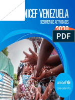 UNICEF Venezuela Resumen de Actividades 2020