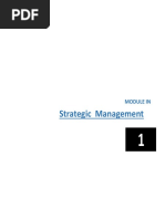 Strategic Management: Module in