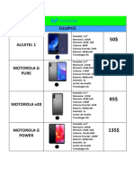 Catalogo de Equipos Inversiones Elcure Actualizo Marzo 2023