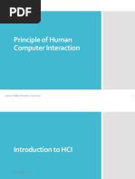 Unit 1 Principle of HCI PDF