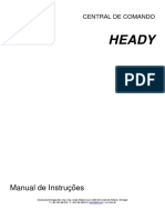 Produto AUTOMATISMO CENTRAIS COMANDO BENINCA Heady Manual - PDF