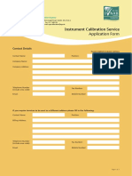 2018 11 30 Calibration Application Form