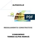 REGULAMENTO CONSTRUTIVO - Alphaville Maricá I